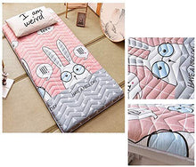 zyl Materassino Tatami Materasso Futon Pieghevole Materasso Tatami Morbido Tappetino Addensato Roll-up Materassi Dormitorio Studenti Giapponesi F-100x190cm (3937x748 Pollici)