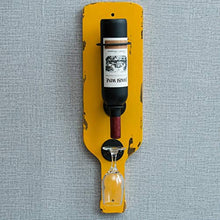 LXH-SH Cremagliera del Vino Nana Wine Rack retrò Creativo in Legno massello a Parete Wine Rack Ferro Esposizione del Vino cremagliera di Vetro Rack (Colore: Rosso Scuro) scaffali Vino contatore
