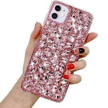 Artfeel Custodia Glitter per Samsung Galaxy S21 Ultra 5G,Bling Brillante Diamante Lucida Trasparente Cristallo Strass Ragazze Donne Cover con Portachiavi Panda Carino e Protezione Schermo,Rosa