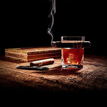 Hyddg - Bicchieri da whisky per sigari, realizzati a mano in vetro senza piombo, per bere bourbon