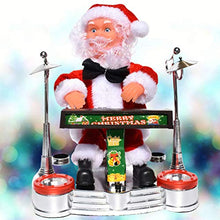 STOBOK Babbo Giocattolo Elettrico Figura Che Canta Musicale Babbo Natale Giocattolo Regalo Ornamento Vacanza Tavolo Senza Batteria