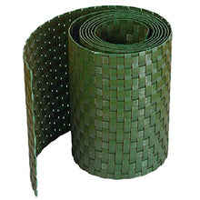 workingHOUSE Recinzione Giardino, Polyrattan, Frangivista, Protezione per Gli Sguardi Indiscreti, Pannelli per Recinzioni 255 cm x 19 cm (12x Verde)