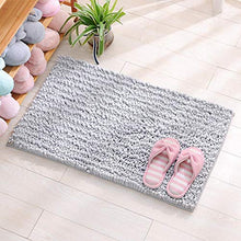 Tappetino assorbente per l'acqua da bagno Tappetino antiscivolo per soggiorno per balcone per camera da letto(Light gray)