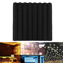 nobrand Fonoassorbente Schiuma - Triangolare Groove Forma Insonorizzazione Cotone Schiuma (50 * 50 * 5cm) 6Pcs