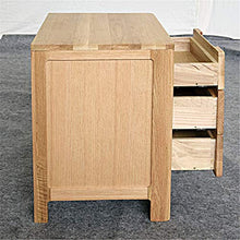 Feixunfan Comodino Bianchi Armadietti in Legno di Quercia Europea Comodino Comodino in Legno Moderno Camera da Letto Comodino (Color : Wood Color)