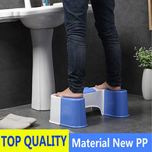 JSJE Sgabello da Toilette per accovacciamento Portatile, Toilette Sgabello a Pedale Sgabello Addensato Plastica Incinta Donne in Gravidanza Toilet Foot Step, Sgabello per
