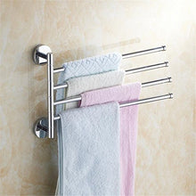 MIWANG Tutti placcata in Rame Asciugamano Rotante Rack, Bagno, Asciugamano da Bagno Asta,Tutti Placcato in Rame a 4 Poli