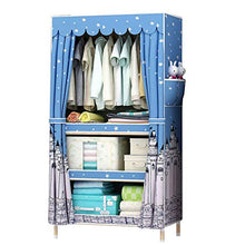 JFFFFWI Armadio Guardaroba in Legno Massiccio Semplice Armadio 60 * 45 * 170cm (Colore: C)