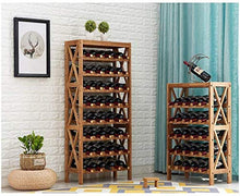 DJSMjbj cantina porta vini / mensola decorativa per cucina soggiorno bar (dimensioni: 87 x 26 x 54,6 cm)