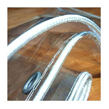 SHIJINHAO Telo Impermeabile Esterno Grande Copertura Impermeabile Della Tela Cerata Trasparente All'aperto, Strato Della Tela Cerata Antipolvere Impermeabile 0,5 Mm Con Occhielli Resistenti Allo Strap