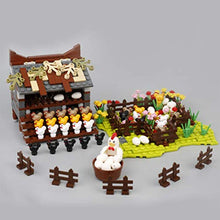 Farms Building Blocks, 150 + PCS Plant Plant Panchini Panchina Paesaggio Building Block Parts con piastra base compatibile con