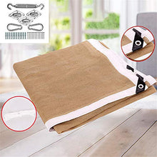 90% Ombra Giardino Sole con Saracinesche in Acciaio Inox Kit Sun-Block Mesh per Patio Giardino All'aperto Struttura E attività,2 * 3M