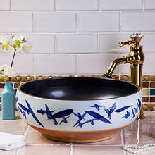 Jingdezhen ceramica arte controsoffitto lavabo ciotola per bagno lavabo lavabo bagno lavandino moderno bagno in ceramica lavandino