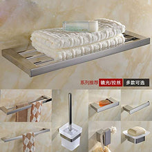 KTMK Set da Bagno in Acciaio Inox 304 con Bagno in Acciaio Inox Appeso 7 Pezzi di Disegni Personalizzati, Set di Accessori per Il Bagno, 7 Articoli