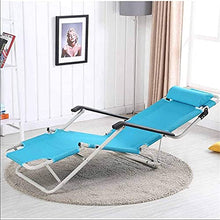 PAKUES-QO Sedia a Sdraio reclinabile Pieghevole reclinabile da Giardino Sedie a Sdraio da Spiaggia Zero Gravity Lettini da Sole Poltrona con poggiatesta Portatile