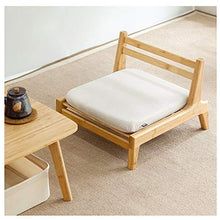 HongTeng Divani Creative Small Zen Chair Multi-Funzionale Sedia Bassa bay Window Tatami Bamboo Sedile Portatile for Il Tempo Libero Sedia con Cuscino 45 × 43,5 cm