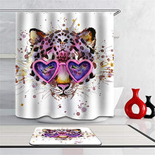 LIYAN Combinazione Bagno. Immagini Chiare E Colori Vivaci Rendono Il Tuo Bagno Pieno di Vita. Accessori da Bagno. Leopardo Divertente