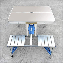 Tavolo da picnic all'aperto Tabella Outdoor Picnic multifunzione Durable Portable Portatile Barbecue Barbecue BBQ Camping in lega di alluminio Pieghevole Tavolo da pranzo All'aperto Picnic Tavolo da p