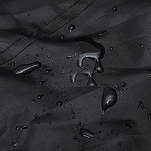 QWERF Copertura Antipolvere per Tavolo E Sedia con Protezione Solare Impermeabile da Giardino per Mobili da Esterno in Tessuto Oxford 120 cm * 120 cm * 74 cm/Nero