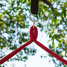 Sedia a Dondolo, Sedia a Dondolo sospesa con Cuscino Sedia a Sospensione in Corda, Amaca per Bambini Bambino Adulto per Interni/Esterni(Bastoncini di Legno Non Inclusi)