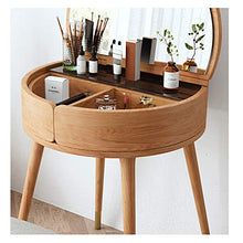 CNRGHS Toilette Semplice per Camera da Letto Domestica - Flip Cover Design Unico Multifunzionale Tavolo da Trucco Creativo da toeletta Contenitore per Cosmetici