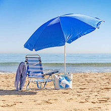 Arcoiris - Ombrellone da spiaggia in alluminio, protezione solare UPF+50