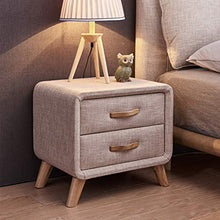 Dongyd Armadietto Laterale Moderno del Cassetto di Immagazzinaggio di Arte del Governo di Angolo di Legno Solido del Comodino della Camera da Letto