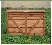 XLLLL Starplast Bike Storage Box Durevole in Legno Massello Naturale Semplice Armadio da Esterno in LegnoBalcony Armadi Anticorrosivi Anti-Pioggia VentilatoLocker