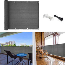 YLSZHY - Protezione per la privacy del balcone, 3 x 16,5 m, protezione antivento per appartamenti, cortile, patio, portico, protezione UV traspirante