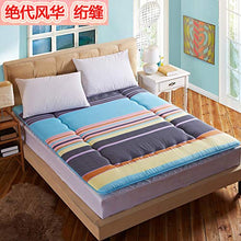 MUZIDP Ispessimento Materasso Tatami,Pieghevoli Antisdrucciolo Doppia Single Materasso Imbottito,Tinta Unita Caldo Materasso-D 180x200cm(71x79inch)