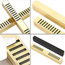 Tauzveok Humidor Cigar Umidificatore, Disegno Piuttosto Lunga, Scatola di Sigari Umidificatore Idratante Scatola Spugna Idratante Striscia,Nero