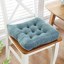XHNXHN - Cuscino per sedia con cuscino spesso in peluche, antiscivolo, per studenti, quadrato, 50 x 50 cm, per cucina, sala da pranzo, giardino, sedia