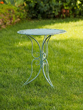 Mobili da Giardino Set Giardino Tavolo e 2 sedie in Ferro Antico Stile Verde