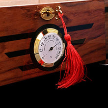 Cigar Humidor, Legno di Cedro Cigar Humidor Idratante Legno Solido Sigillata Scatola di Sigari con Igrometro E Umidificatore (270 * 228 * 115Mm)