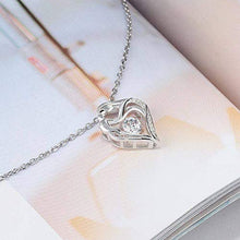 Baoxiaohed Collana in Argento Sterling, Aggiungi Collana Zircon S925 Fashion Maternal Love Style, Adatta per La Festa della Mamma, Regali di Anniversario E Regali di Compleanno