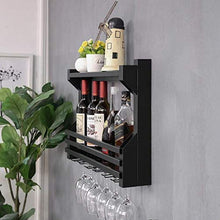 ShiSyan Vino del Metallo Rack con mensola del Supporto e Bicchiere di Vino di Vetro Struttura Creativa della Decorazione della casa Galleggiante Rack