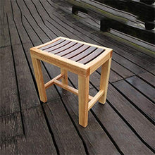 Accessori da bagno - Di legno solido impermeabile antiscivolo di sicurezza forte e durevole Scarpe Comfort Bath Chair Modificare Sgabello anziani / disabili / incinta superficie curva presidente Max.2