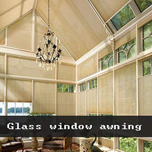 WXQIANG - Tende oscuranti senza fili, con protezione UV, per esterni, balcone, tetto, solarium, terrazza, in poliestere, 62 misure, protezione solare