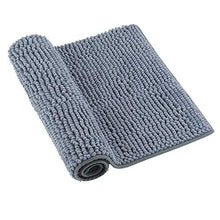 Set da bagno in due pezzi rettangolare a forma di U Tappetino da bagno Tappetino antiscivolo facile da pulire Indossabile per il bagno per il soggiorno(Dark gray)