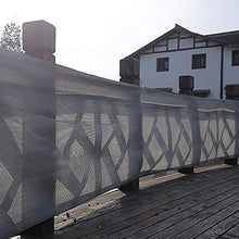 WXQIANG Crema Solare Ombra Panno, Il 95% UV Block Paralume in Tessuto con Fibbia in Rame antiruggine, for Portico/Serra/Pergola/Outdoor Sports Protezione Solare, Isolamento Termico