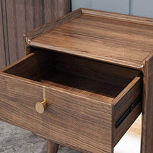 H-CAR Comodino con cassetti Comodino Comodino in Legno Nordico Comodino con sensore Luce Notturna per Camera da Letto, Bagno, Soggiorno