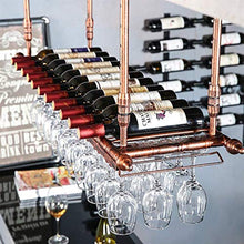 Porta Bicchiere Di Vino Rosso Portabottiglie da Vino Semplice e Creativo Portabicchieri Alto Portabicchieri Sospeso Supporto per Display da Bar Supporto per Tavolo da Bar, PZW, Marrone, 60 * 30cm