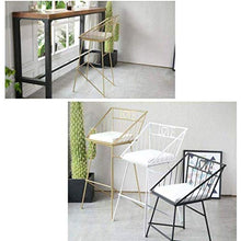 LWW Sgabelli, aggiornato prima colazione Sedia Sgabelli, Sgabello Alto sala da pranzo e soggiorno Ferro Cucina Colazione contatore Greenhouse Cafe Bar,Oro,SeatHeight65cm