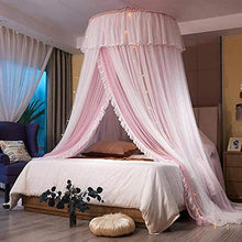 SXFYHXY Rotondo Principessa Baldacchino per Letto Tenda del Baldacchino del Letto - Tenda del Letto della Cupola della Maglia Trasparente a Doppio Strato