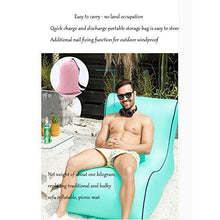 Lettino Gonfiabile Divano Gonfiabile Impermeabile per Interno, Esterno, Piscina, Spiaggia, Campeggio e Altro Ancora!,White,60 * 60 * 45cm