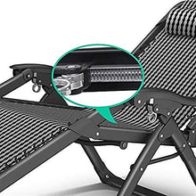 HaoLi Sedie da Giardino, Poltrona reclinabile, Sedia Oversize Regolabile a gravità Zero, Patio Pieghevole per Esterni con batuffolo di Cotone, Supporti 150 kg, Lettino Prendisole