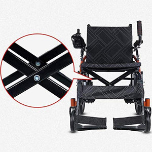 Accessori per la casa Anziani Disabili Sedie a rotelle elettriche Deluxe Pieghevole Leggero Completamente automatico Intelligente Potente Doppio motore Ultra portatile Resistente Sedia a rotelle mo