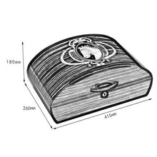 LSX Scatola di sigari Cigar Box, idratante Cigar Box, Scatola di sigari Idratante di Sicurezza, Legno di Cedro Cigar Box, Grande capacità di Progettazione può Tenere 150 OYO (Size : 41.5x26x18cm)