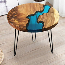 DYXYH Tavolino in noce Tavolino moderno nordico in ferro chiaro bovindo piccolo appartamento semplice tavolo rotondo in resina di legno massello
