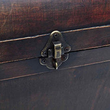 XINGLIEU Baule portaoggetti Marrone, Baule portaoggetti in Legno, Tavolo supplementare, 90 x 51 x 42 cm